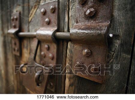 Old heavy bolt View Large Photo Image Stock Photograph - Old heavy bolt. Fotosearch