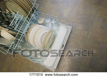 Open dishwasher View Large Photo Image Stock Photography - Open dishwasher. Fotosearch