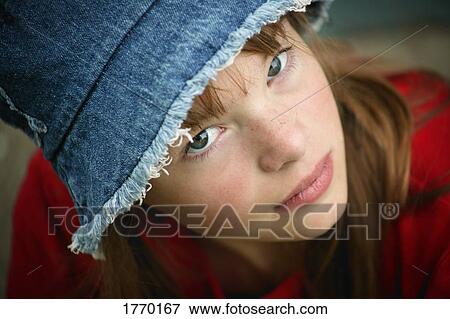Portrait of a girl View Large Photo Image Stock Photo - Portrait of a girl. Fotosearch