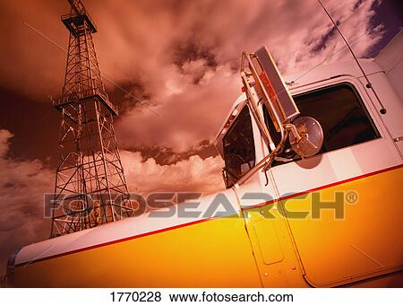 Stock Photo - Profile of a truck. Fotosearch