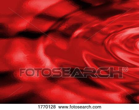 Stock Photo - Red ripples. Fotosearch