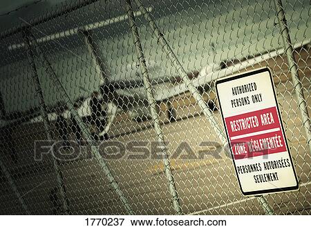 Restricted Area View Large Photo Image Stock Photo - Restricted Area. Fotosearch