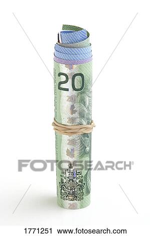 Roll of 20 dollar bills View Large Photo Image Stock Image - Roll of 20 dollar bills. Fotosearch