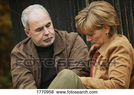Sad couple View Large Photo Image Stock Photo - Sad couple. Fotosearch