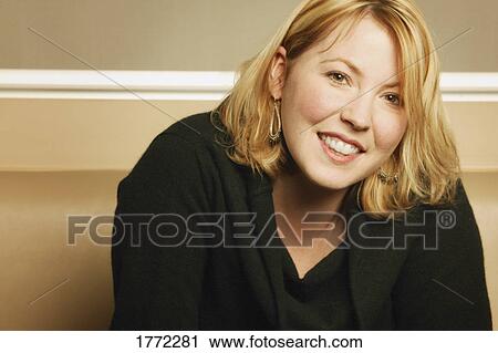 Smiling woman View Large Photo Image Stock Image - Smiling woman. Fotosearch