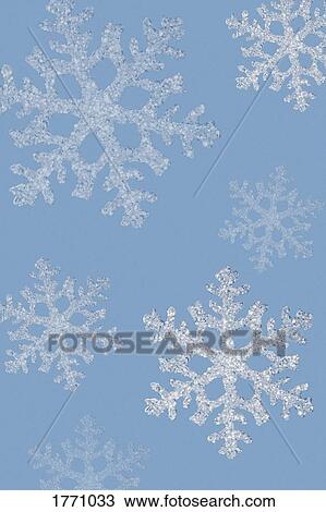 Stock Image - Snowflakes. Fotosearch