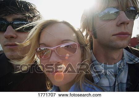 Three close friends View Large Photo Image Stock Photo - Three close friends. Fotosearch