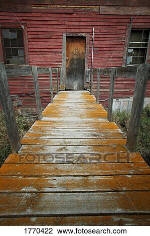 Walkway to grain elevator View Large Photo Image Stock Image - Walkway to grain elevator. Fotosearch