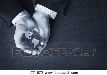 World in his hands View Large Photo Image Stock Image - World in his hands. Fotosearch