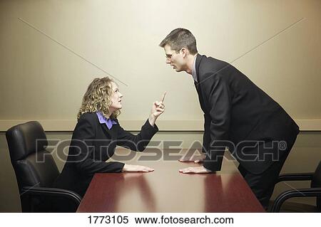 Aggressive business meeting View Large Photo Image Stock Photography - Aggressive business meeting. Fotosearch