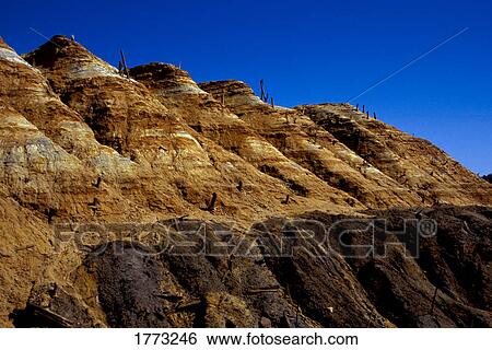 Stock Photograph - Badlands Southern Alberta. Fotosearch