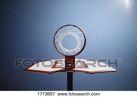 Basketball hoop and back board View Large Photo Image Stock Photo - Basketball hoop and back board. Fotosearch