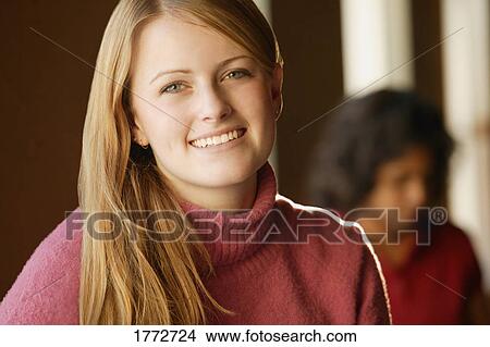 Picture - Blonde teenage girl. Fotosearch