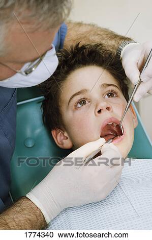 Stock Image - Check up at the dentist's. Fotosearch