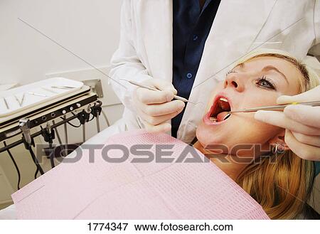 Check up at the dentist's View Large Photo Image Stock Photo - Check up at the dentist's. Fotosearch