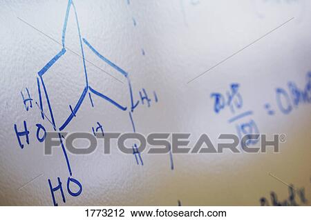 Stock Image - Chemical formula of water. Fotosearch