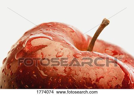 close up of red apple View Large Photo Image Picture - close up of red apple. Fotosearch