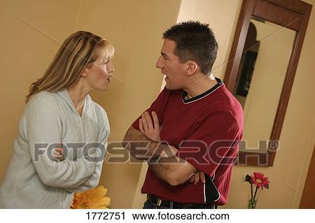 Couple having a fight View Large Photo Image Stock Image - Couple having a fight. Fotosearch