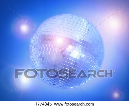 Stock Photography - Disco glitter ball. Fotosearch