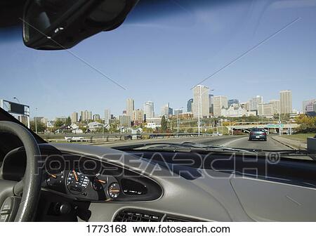 Driving down the highway View Large Photo Image Stock Photo - Driving down the highway. Fotosearch