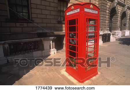 English traditional telephone box View Large Photo Image Stock Photo - English traditional telephone box. Fotosearch