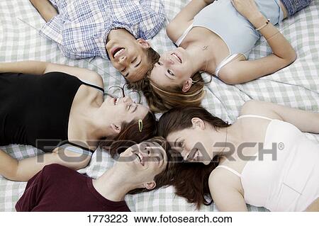 Group of teenage friends View Large Photo Image Stock Image - Group of teenage friends. Fotosearch