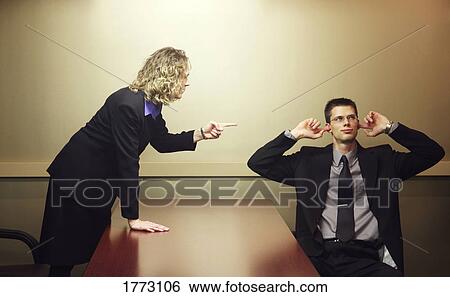 Stock Photograph - I'm not listening!. Fotosearch