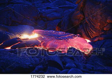 Lava flow View Large Photo Image Stock Image - Lava flow. Fotosearch