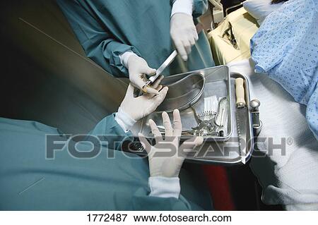 Stock Photo - Overview of operating theater. Fotosearch