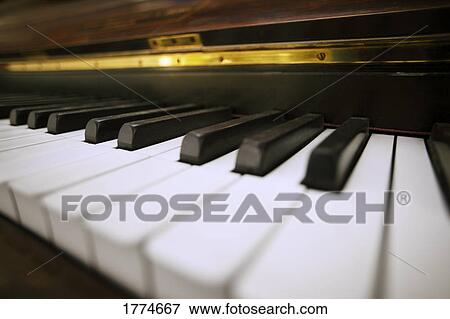 Piano keyboard View Large Photo Image Stock Photo - Piano keyboard. Fotosearch