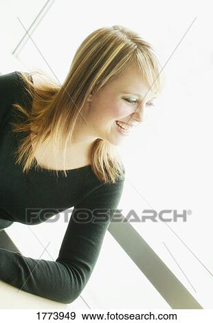 Portrait of woman View Large Photo Image Stock Photo - Portrait of woman. Fotosearch
