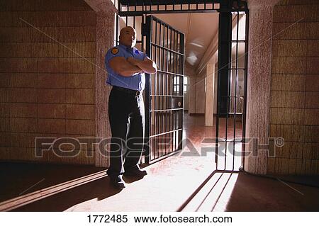 Prison security guard View Large Photo Image Stock Photography - Prison security guard. Fotosearch