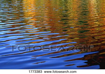 Reflections on water View Large Photo Image Stock Image - Reflections on water. Fotosearch