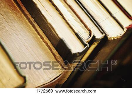 Row of old books View Large Photo Image Stock Photo - Row of old books. Fotosearch