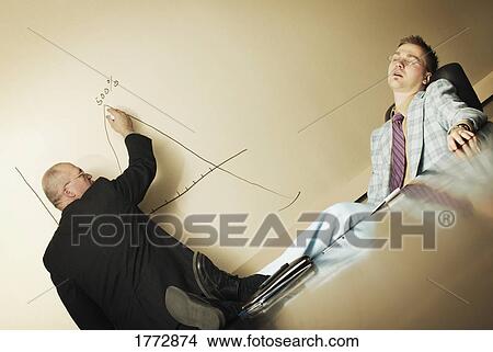 Picture - Sleeping businessman. Fotosearch