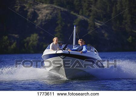 Speed boat on water View Large Photo Image Stock Image - Speed boat on water. Fotosearch