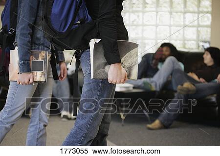 Stock Photography - Students on campus. Fotosearch