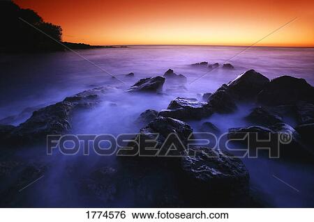 Sunset/rise over water View Large Photo Image Stock Photograph - Sunset/rise over water. Fotosearch