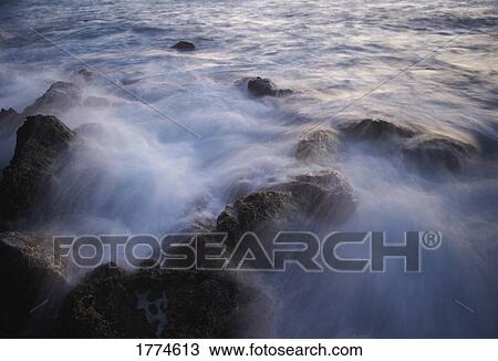 Time delay of flowing water View Large Photo Image Stock Image - Time delay of flowing water. Fotosearch