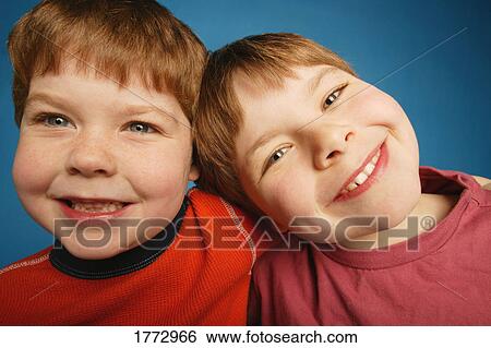 Two young boys View Large Photo Image Stock Photograph - Two young boys. Fotosearch