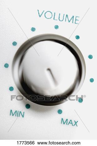 Volume control dial View Large Photo Image Stock Photograph - Volume control dial. Fotosearch