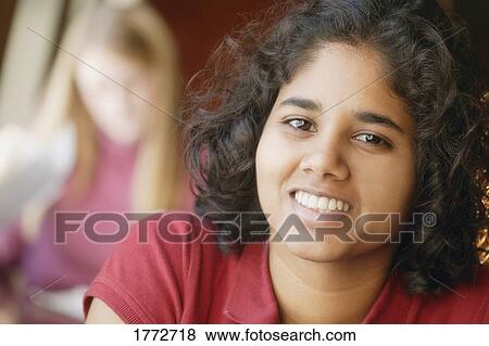 Young teen smiling View Large Photo Image Stock Photo - Young teen smiling. Fotosearch