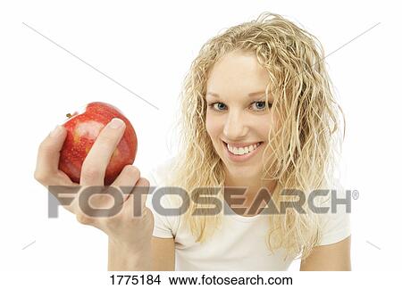 Picture - A healthy snack. Fotosearch