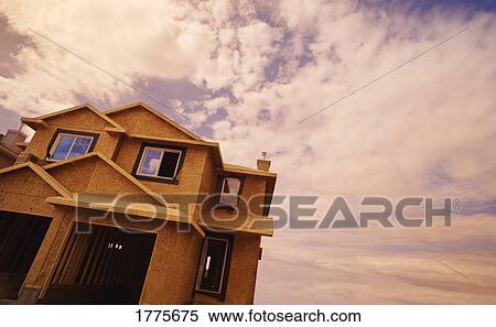 Stock Photography - A newly built house. Fotosearch
