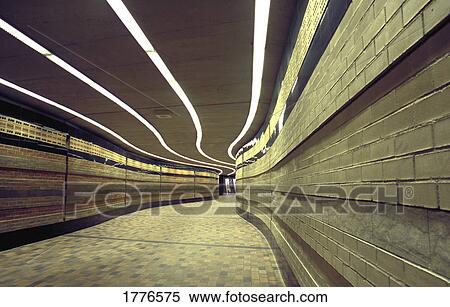 An underground corridor View Large Photo Image Stock Photography - An underground corridor. Fotosearch