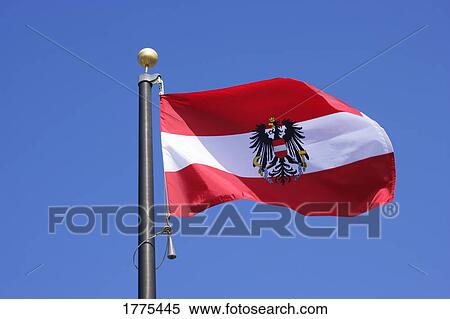 Stock Photography - Austrian flag. Fotosearch