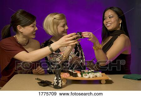 Celebration in a Japanese restaurant View Large Photo Image Stock Photo - Celebration in a Japanese restaurant. Fotosearch
