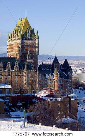 Chateau Frontenac, Quebec City, Canada View Large Photo Image Stock Photo - Chateau Frontenac, Quebec City, Canada. Fotosearch
