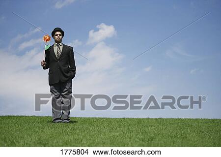 Picture - Clownish businessman. Fotosearch