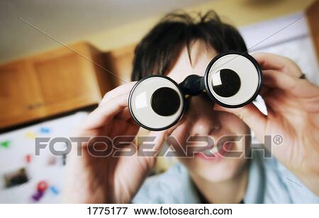 Stock Photo - Goofy binoculars. Fotosearch